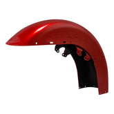HR3 Wicked Red Motorcycle 18" Front Mudguard Fender (can be installed with lighting) For Harley Touring Electra Glide Ultra Limited Tri Glide 14-23
