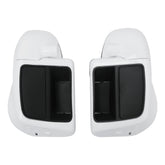 HR3 Stone Washed White Pearl Vented Lower Fairing Kit For Harley Touring models 2014-2024