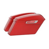 HR3 Wicked Red Denim Hard Saddlebags Harley Hard Bags (Regular)For 14-23 Harley Touring