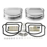 Custom Chrome Panhead Valve Rocker Box Top Cover Set Chrome Fit For Harley Twin Cam Models 99+