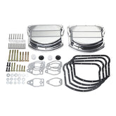 Custom Chrome Panhead Valve Rocker Boxes Top Covers Chrome Fit For Evolution FXR Dresser 84-00