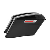 HR3 Vivid Black CVO Stretched Saddlebags with Speaker Lids For 14-23 Harley Touring