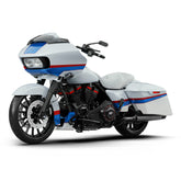 HR3 White Flake Fade Complete Body Fairing Kit For Harley CVO Road Glide FLTRXSE 15-23