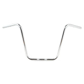 Santee 1" Ape Hanger Bar 16" Rise Handlebar Knurled & Pre-drilled Chrome Matte Black Fit For Harley