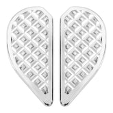 Tour Ease Chrome Anti-Slip Passenger Floorboards Footboards Fit For Harley Touring Softail