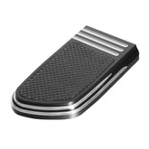 Custom Chrome Rebel Large Brake Pedal Pad Chrome, Black Anodized Fit For Harley Touring Softail Trike