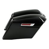 HR3 Vivid Black CVO Stretched Saddlebags For 14-23 Harley Touring