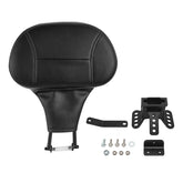 C.C. RIDER Rider Backrest 2 Up Seat Driver Backrest Pad For Harley Touring CVO Street Glide Road Glide Electra Glide Road King, 1988-2025
