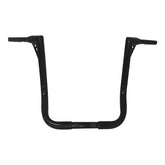 Santee 1-1/2" Fat 18" Rise Handlebar Gloss Black Chrome Fit For Harley Street Road Electra Glide FL