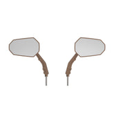 Custom Chrome Minimalist Custom Mirrors (Pair) Fit for Harley Touring from 1999-2026