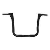 Santee 1-1/2" Fat 14" Rise Handlebar Gloss Black Chrome Fit For Harley Street Electra Glide FL