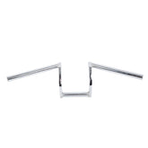 Custom Chrome 1" Handlebar Z-Bar Chrome Matte Black Fits For Harley Chopper Bobber Softail Dyna Sportster Chrome