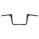 Custom Chrome 1-1/4" Fat Handlebar 14" Rise Ape Hanger Bar Matte Black Pearly Chrome Fit For Harley Touring Bagger