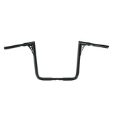 Custom Chrome 1-1/4" Fat Handlebar 18" Rise Ape Hanger Bar Matte Black Chrome Fit For Harley Touring Bagger