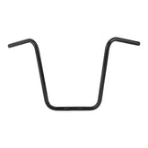 Santee 18" Rise Ape Hanger Handlebars Pre-Drilled Matte Black Chrome Fit For Harley 1'' Clamp