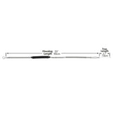 Custom Chrome 35"Stainless Clutch Cable Fit For Harley Road King Tri Glide Electra Glide 08-13