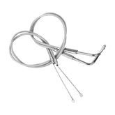 Custom Chrome 80cm Throttle Cable Stainless Braided Fit For Harley Sportster XL 1996-06 31.75"
