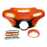 HR3 Scorched Orange / Black Denim Outer Batwing Fairing Cowl Upper 2019 STREET GLIDE SPECIAL( FLHXS )