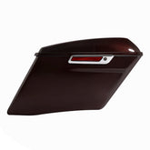 HR3 Midnight Crimson CVO Stretched Saddlebags For 14-23 Harley Touring