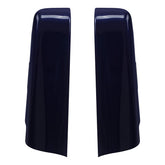 HR3 Zephyr Blue / Black Sunglo Saddlebag Filler Strips For Harley Touring Models 14-24