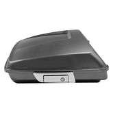 HR3 Charcoal Pearl Solid Color 5.5" Razor Style Touring Trunk Luggage For 14-24 Touring