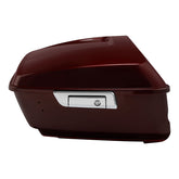 HR3 Mysterious Red Sunglo/ Velocity Red Sunglo King Size Touring Trunk Luggage with Speaker Cut Outs For 14-24 Harley Touring