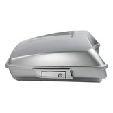 HR3 Brilliant Silver Pearl 5.5" Razor Style Touring Trunk Luggage For 14-24 Touring