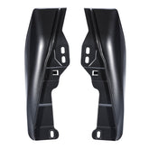 HR3 Gold / Black Geometric Shape Fade Mid Frame Air Heat Deflectors For Harley Touring and Trike Models 09-24