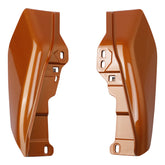 HR3 Amber Whiskey Mid-Frame Air Deflectors For Harley Touring and Trike Models 2009-2024