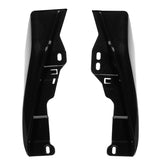 HR3 Black Earth & Vivid Black Mid Frame Air Heat Deflectors For Harley Touring and Trike Models 09-24