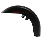 HR3 Black Denim Special Motorcycle 18" Wide Tire Front Mudguard Fender For Harley Touring Models 2014-2023