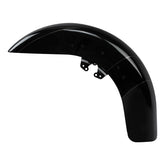HR3 Dark Slate Candy / Arctic Black Motorcycle 18" Wide Tire Front Mudguard Fender For Harley Touring Models 2014-2023