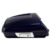 HR3 Zephyr Blue / Black Sunglo 5.5" Razor Style Touring Trunk Luggage For 14-24 Touring