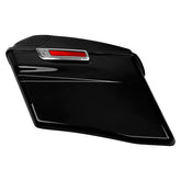 HR3 Vivid Black 2015 Special CVO Stretched Saddlebags with Speaker Lids For 14-23 Harley Touring