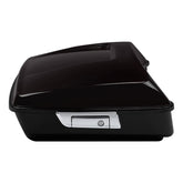 HR3 Black Forest & Wineberry 10.7" Chopped Style Touring Trunk Luggage For 14-24 Harley Touring