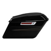 HR3 Black Quartz Hard Saddlebags (Regular) For 14-23 Harley Touring