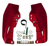 HR3 Velocity Red Sunglo 2017S Mid-Frame Air Deflectors For Harley Touring and Trike Models 09-24
