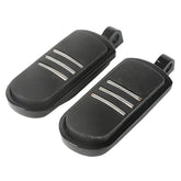 Santee Highway Triple Slot Male Mount Footpegs Footrest Gloss Black Chrome Fit For Harley All Models