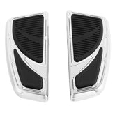 Custom Chrome Venoms Passenger Footboard Floorboard Chrome Gloss Black Fit For Harley Touring Softail