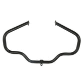 Custom Chrome 1-1/4" Engine Guard Highway Mustache Bar w/Footrest Matte Black Chorme Fit For Harley Touring 2008-2024