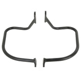 Custom Chrome Saddlebag Guards Rail Crash Bar Matte Black Chrome For Harley Softail Heritage Springer 97-99