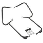 Custom Chrome Saddlebag Guards Brackets w/ Supports Bar Matte Black Chrome Fit For Harley Touring 1997-2008