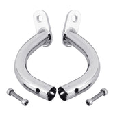 Custom Chrome Saddlebag Guard Eliminator Brackets Supports Chrome Fit For Harley Touring FLHT