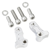 Custom Chrome 1.75" Drop Rear Shock Lowering Kit Fit Chrome For Harley Dyna 2006-2017 Aluminum