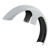 Custom Chrome Primer Gray Steel 26" Wheel Wrap Front Fender Fit For Harley Touring 1997-2013