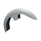 Custom Chrome Primer Gray 23" Wheel Wrap Front Fender Fit For Harley Touring 2014-2024