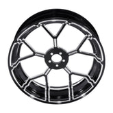 Custom Chrome 8" 3.5" Black Billet Rear Wheel Rim Fits For Harley Touring Glide 08-24 Non ABS