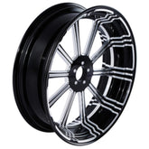 Custom Chrome 18" 3.5" Billet Rear Wheel Rim Fits For Harley Touring Glide 08-24 Non ABS Black