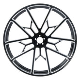 Custom Chrome 23 3.5" Front Wheel Rim Fits For Harley Touring Glide 2008-2024 Non ABS Black Knight