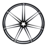 Custom Chrome 21 3.5" Black Anodized Front Wheel Rim The Vee Fits For Harley Touring 2008-2024